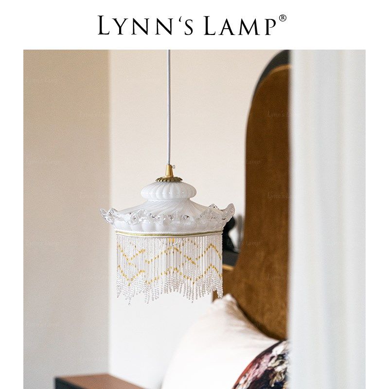 Lynns立意 中古美式宫廷小吊灯 餐厅玄关法式流苏衣帽间玻璃床头,家装灯饰光源,床头/玄关/吧台/过道吊灯,淘宝优惠券,粉丝福利购,淘宝优惠卷