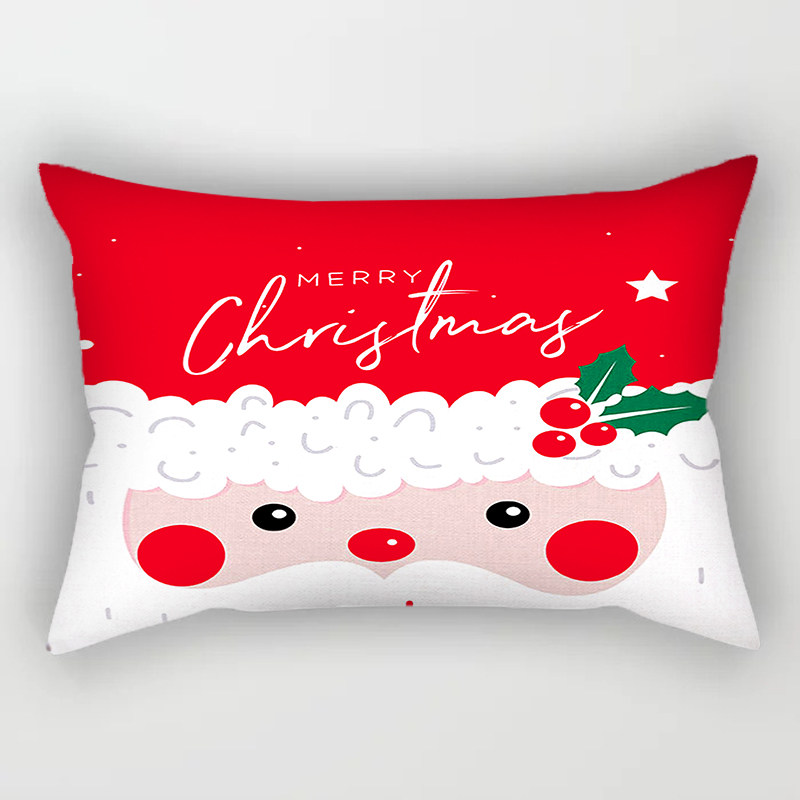 圣诞节麋鹿节日装饰氛围沙发抱枕腰枕靠背护腰长方形美式毛绒卡通,居家布艺,腰靠垫,淘宝优惠券,粉丝福利购,淘宝优惠卷
