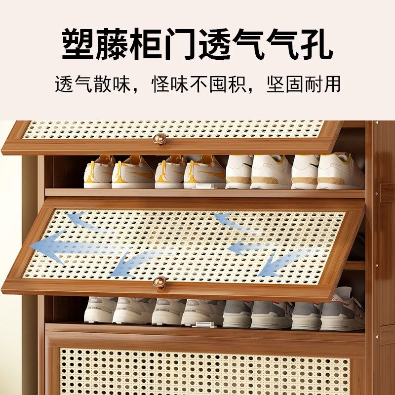 家用鞋柜门口简易大容量玄关储物柜实木多功能防尘带门经济型鞋架,住宅家具,鞋柜,淘宝优惠券,粉丝福利购,淘宝优惠卷