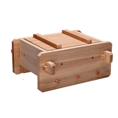 20CM 溪邸压豆腐模具盒子 天然杉木可拆卸无黏胶家用豆腐模具