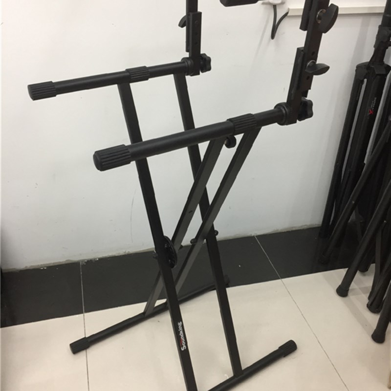 音王琴架可调节双层放置架钢琴电子琴架子支架加厚DF036调节X架