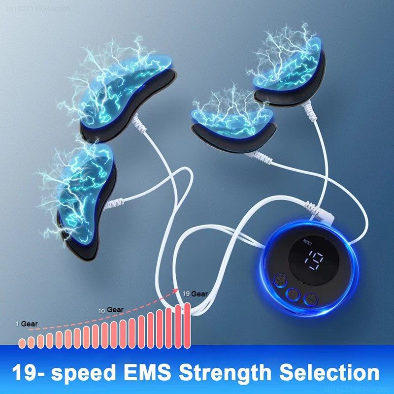 EMS眼部美容按摩器低频电流肌肉刺激面部提拉紧肤抗皱瘦脸仪眼罩