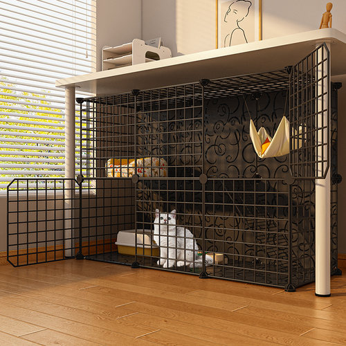 猫笼子家用室内猫窝秋冬笼子多层猫笼猫别墅猫屋一体超大自由空间