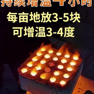 温室草莓大棚增温块蔬菜防冻无烟环保升温块竹炭块煤炭管小时