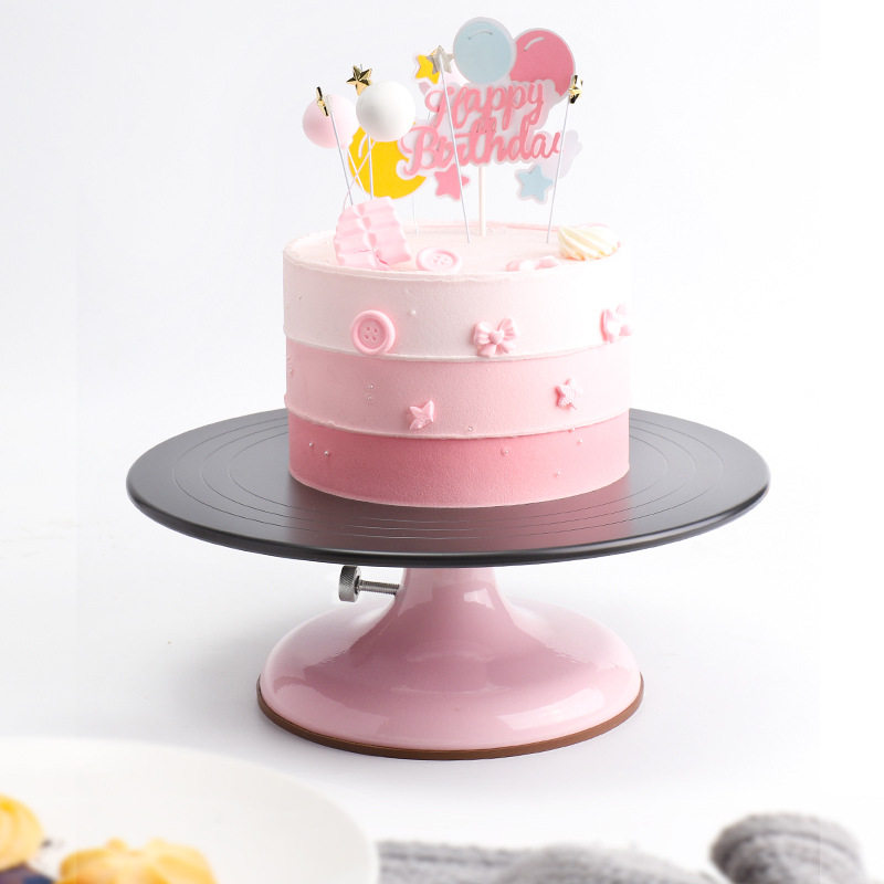 铝合硬膜金转盘裱台烘焙工具装商用托盘旋转抹面裱转台,厨房/烹饪用具,裱花台,淘宝优惠券,粉丝福利购,淘宝优惠卷