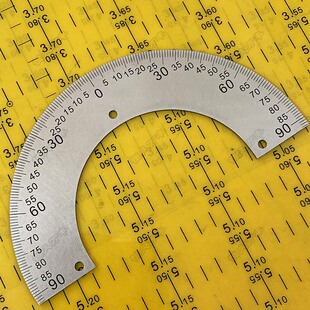 中分半圆刻度盘实验量角器定制2 D直销恒久万丰