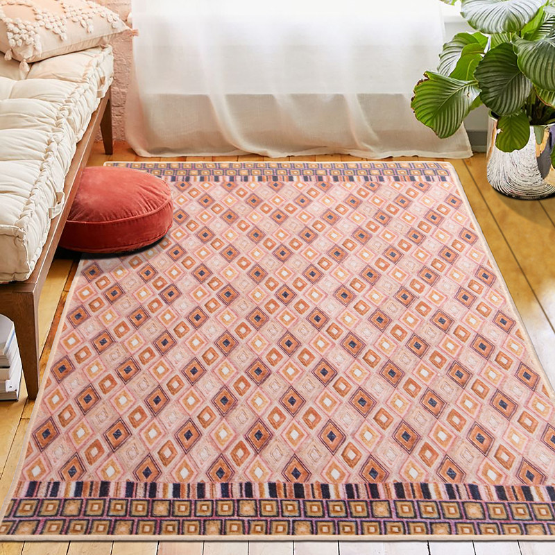 楼兰美惠 波西米亚摩洛哥地毯客厅卧室地垫复古色彩衣帽间茶几垫,居家布艺,地毯,淘宝优惠券,粉丝福利购,淘宝优惠卷