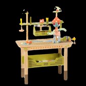 木制过家家儿童工具台仿真益智螺母拆卸拧螺丝男孩女孩