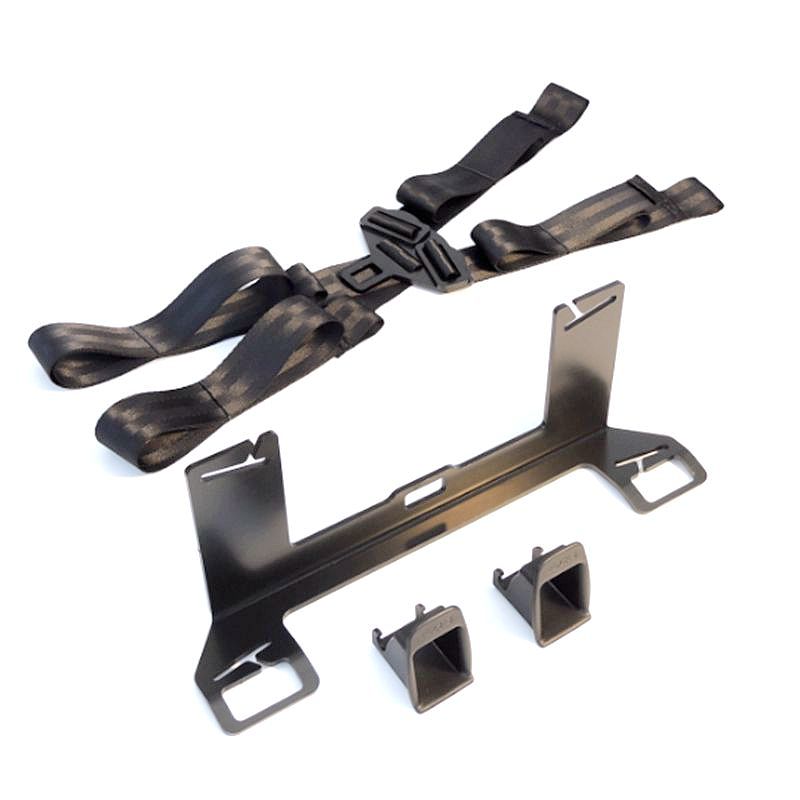 汽车儿童安全座椅ISOFIX硬接口支架固定带配件通用LTCH改装卡扣