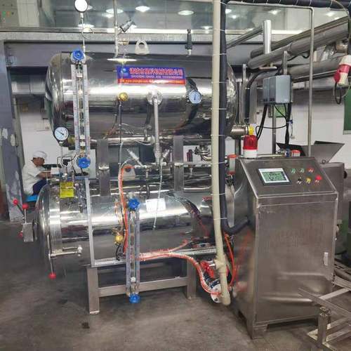 供应肉制品反压双层水浴杀菌锅小型红烧扣肉酱猪蹄高温灭菌釜