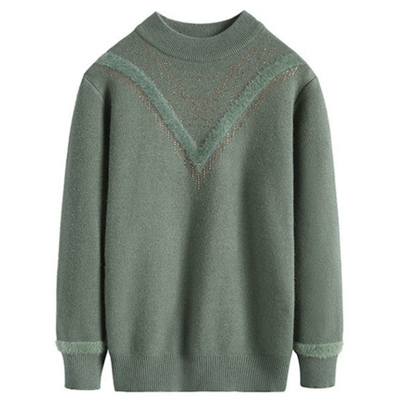 2021秋冬装新款妈妈加绒毛衣中老年女装保暖打底衫一体绒加厚上衣,女装/女士精品,中老年女装,淘宝优惠券,粉丝福利购,淘宝优惠卷