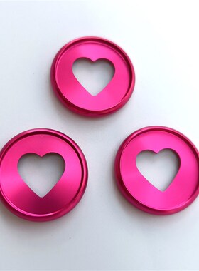 32金属 爱心 装订环扣 蘑菇孔 活页本装订用 happyplanner 活页圈