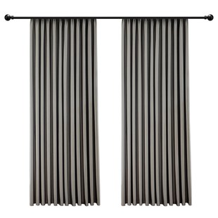 窗帘全遮光卧室2023新款 客厅隔热防晒挡避光遮阳布 北欧简约挂钩式