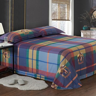 欧式 1.8m床双人四件套 全棉简约加厚磨毛四件套纯棉床单被套2.0米