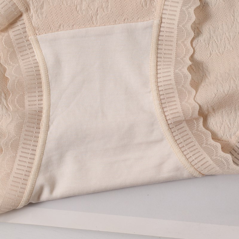 小兰裙F009新款蕾丝腰头女士中腰三角裤无痕透气舒适小清新内裤女