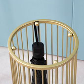 有接水盘雨伞架免安装 放长短伞伞架家用商用金色白色黑色雨伞收纳