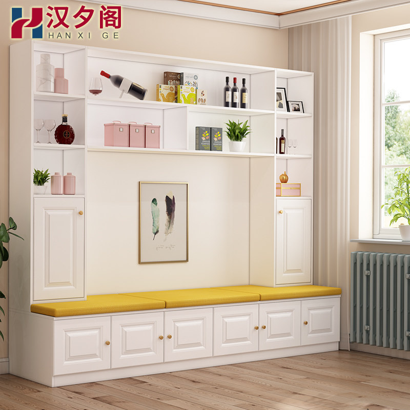 饭厅餐柜餐桌卡座沙发一体靠墙家用多功能卡座收纳柜碗盘柜可定制,住宅家具,板木餐桌,淘宝优惠券,粉丝福利购,淘宝优惠卷