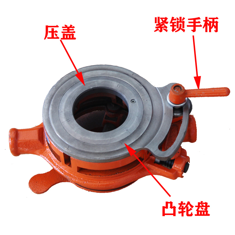 重型114管子绞板塑料管 镀锌管 铁管板牙水暖管件套丝机维修工具