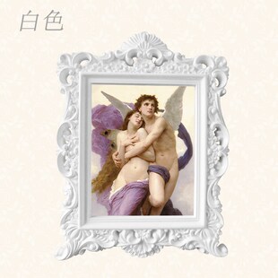 欧式画框挂墙大相框结婚照影楼相片框婚纱照制作客厅卧室复古像框