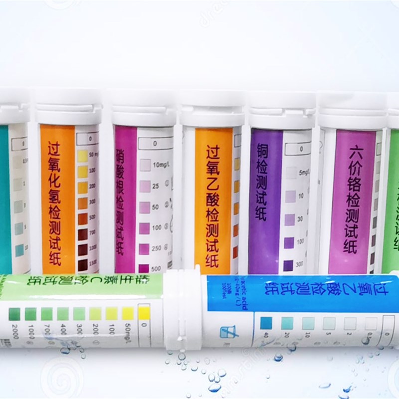 氨氮快速检测试纸0-100ppm 0-400ppm用于生活工业废水污水NH4监控