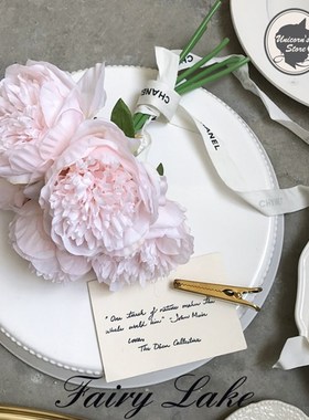 L ique u  hi 浪漫法式古典芍药 少女感束拍摄道具