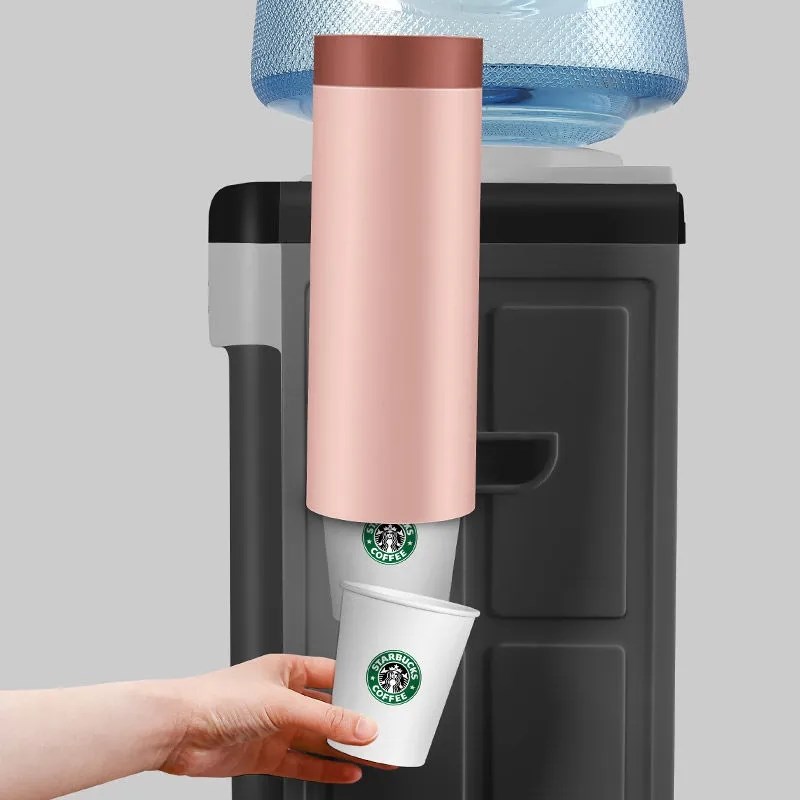 家用纸杯自动取杯器 壁挂式免打孔一次性杯子取杯器