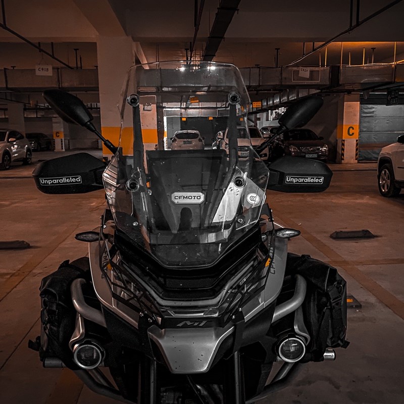 适用春风MT改装护手边撑水箱网车把加高码雾灯保险杆胶挡泥板