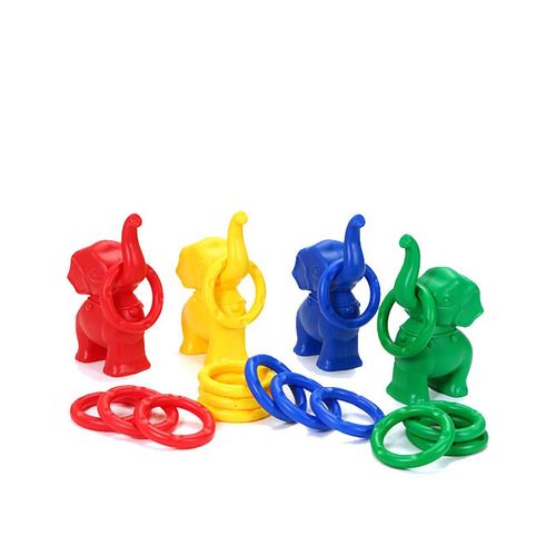 大象套圈圈玩具投掷套套圈环游戏鼻子感统训练器材幼儿园小象套圈