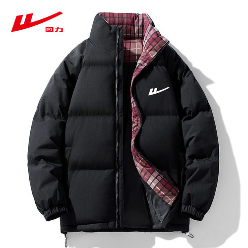 回力羽绒棉服冬季新款面包服