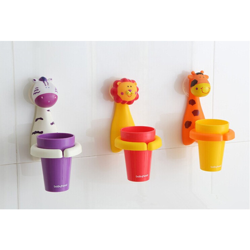 世纪宝贝宝宝漱口杯套装卡通儿童刷牙杯吸盘牙刷架吸壁式牙具座杯,家庭/个人清洁工具,牙刷架/牙具座,淘宝优惠券,粉丝福利购,淘宝优惠卷