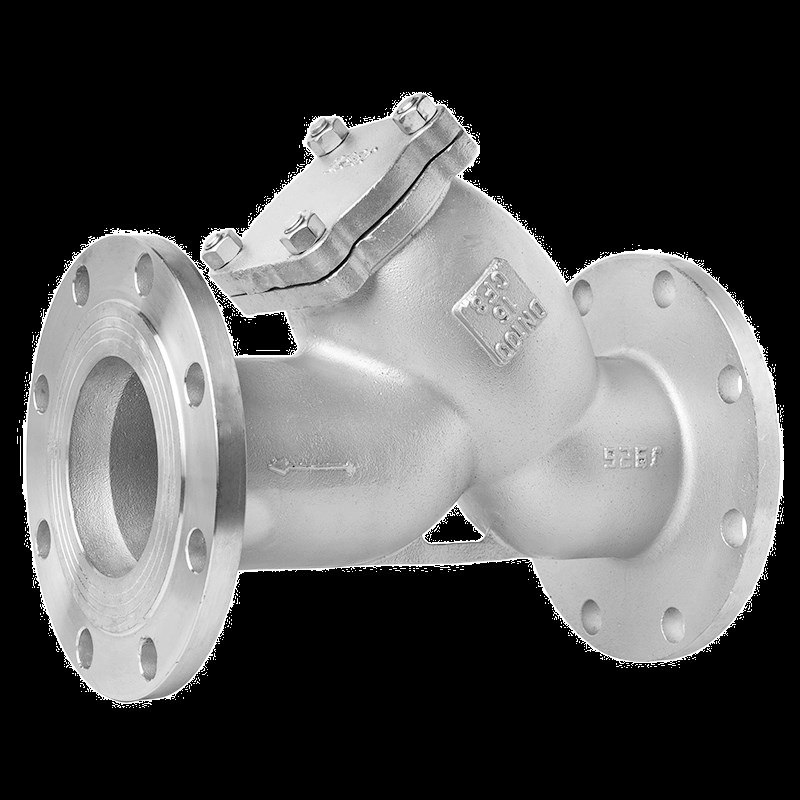 0不锈钢法兰式Y型GL1W-1P重型管道蒸汽门排污除污