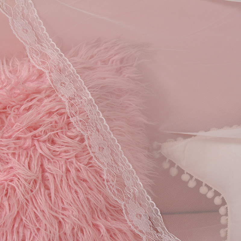 镂空星星窗帘布纱一体层带纱in韩式公风客厅卧室遮光窗帘布