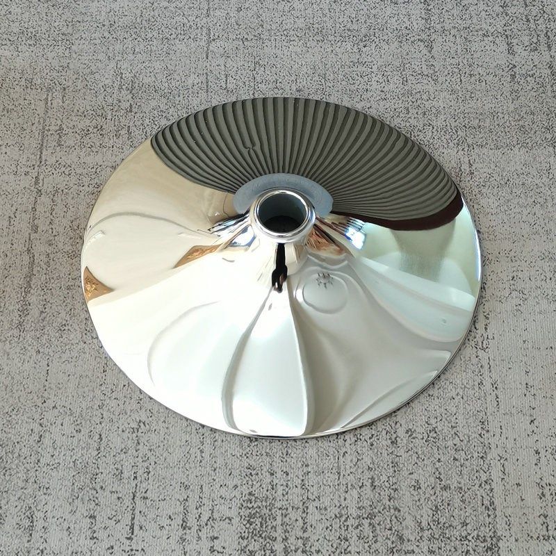 圆盘吧椅盘底座铁电镀沙发钢制升降通用椅子加厚喇叭盘