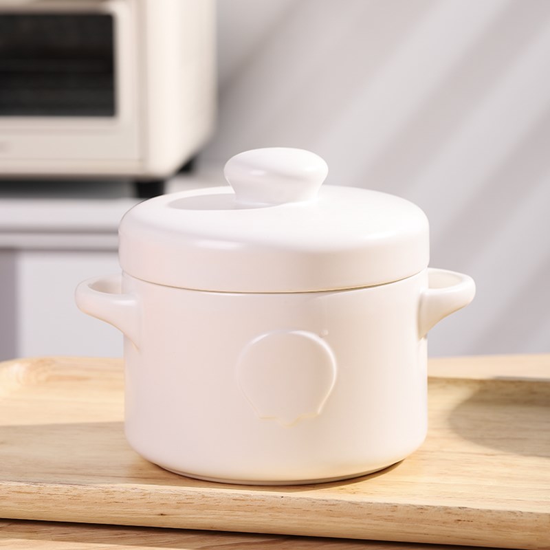 泥火匠陶瓷隔水炖盅带盖耳燕窝汤盅大号家用L大容量瓦罐汤炖罐
