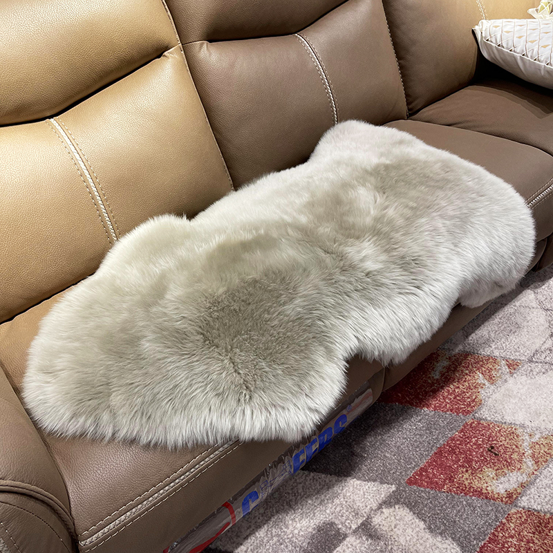 澳洲纯羊毛电脑椅子垫坐垫毛垫冬季皮毛一体皮草整张羊皮沙发垫