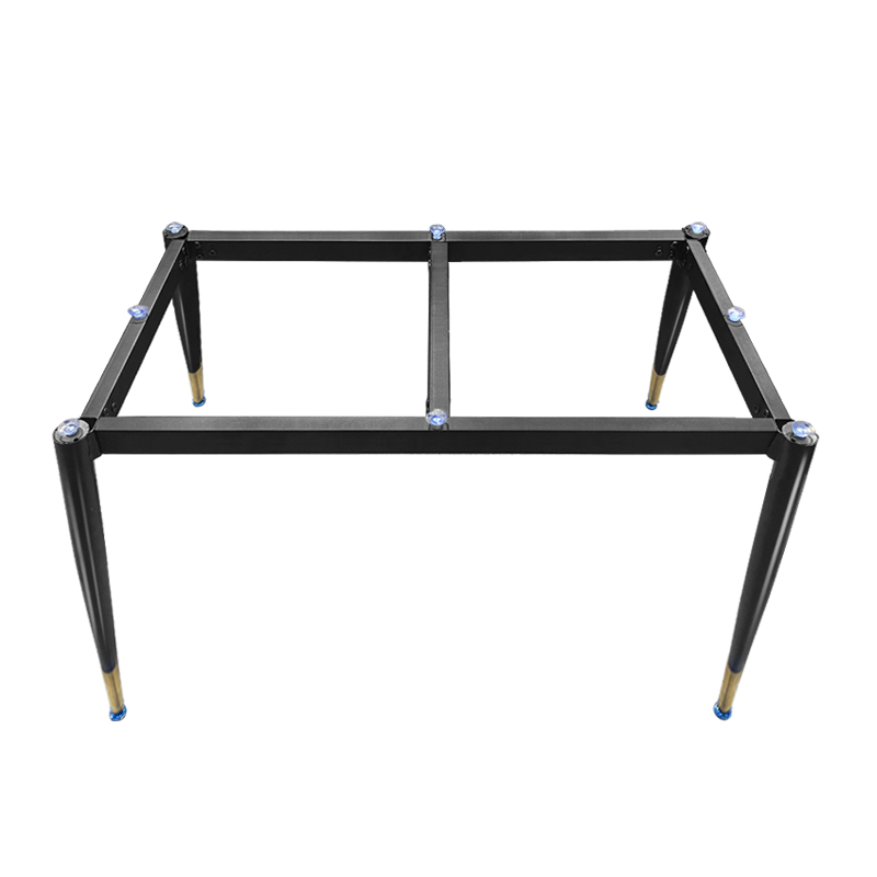 岩板餐桌架瓷砖铁艺桌子腿支架办公桌脚架大理石台脚金属支撑底座