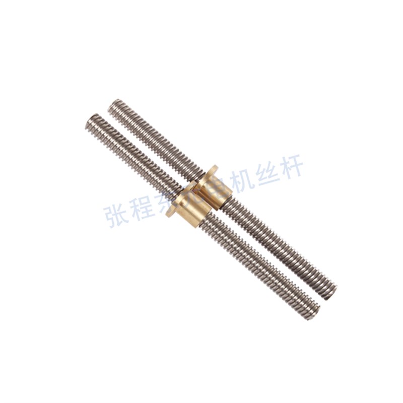 梯形丝杠T*5螺杆不锈钢丝杆加工导程5丝杠装t型丝杆螺母T22