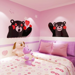 创意修补门画窟窿遮盖破洞纸遮丑空调卧室门上装饰墙D立体