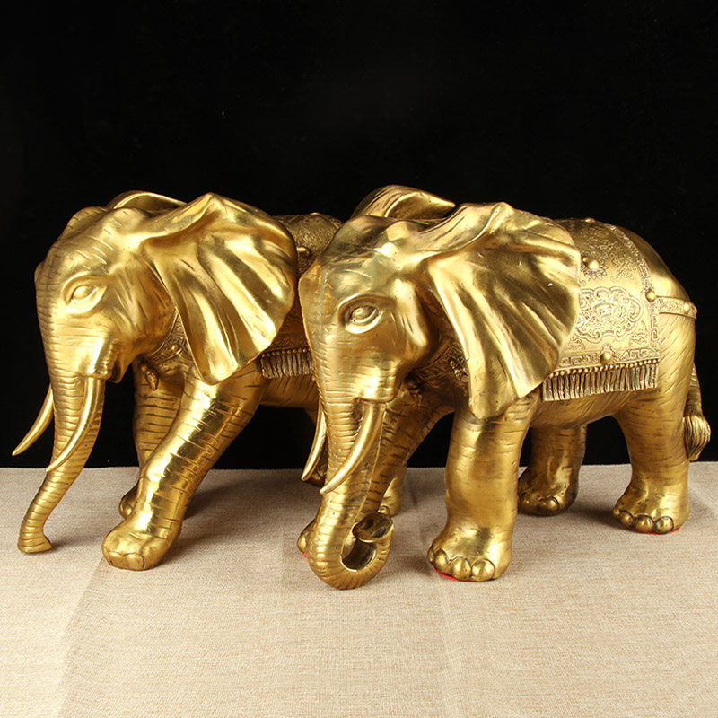 铜大象吸水象铜象一对请购黄铜象工艺品店铺饰品,家居饰品,装饰摆件,淘宝优惠券,粉丝福利购,淘宝优惠卷