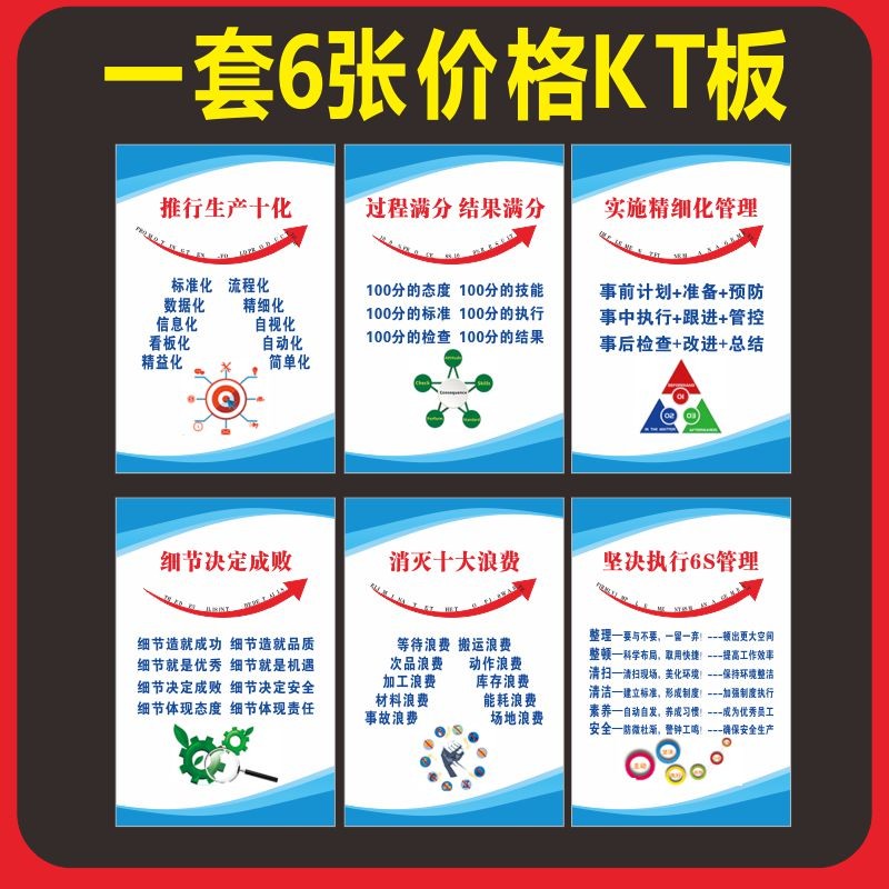 工厂车间区域标识牌安全生产励志质量设备管理维护品质仓库标语牌