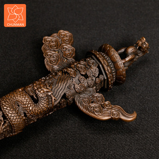 庆松堂苏工铜炉名家胡庆松制紫铜华表香熏筒文房收藏礼佛熏香