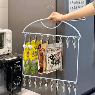 冰箱侧边夹子厨房调味料收纳置物架小户型省空间挂架双层整理神器