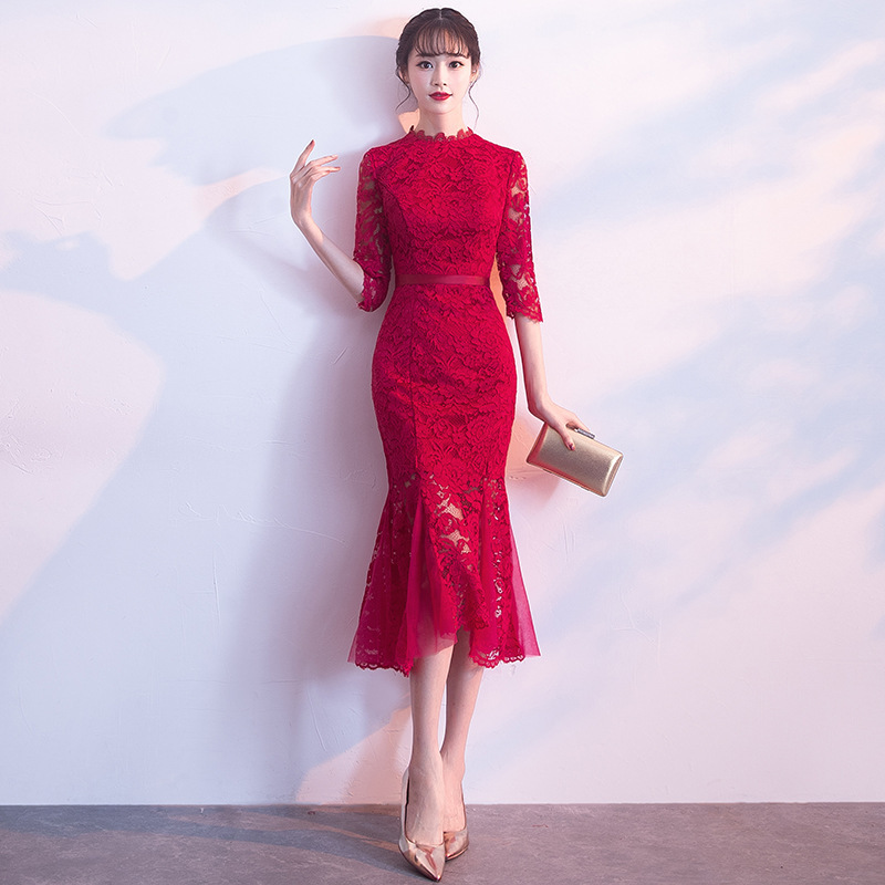 2025新款新娘服旗袍2025新款春季