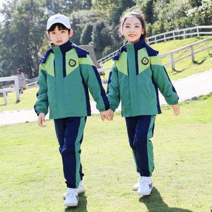 冲锋衣三件套冬季 2025新款 小学生校服套装 新款 运 幼儿园园服春秋装
