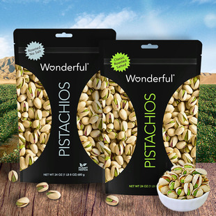 无盐味680克组合装 开心果经典 盐焗味680克 万多福开心果经典