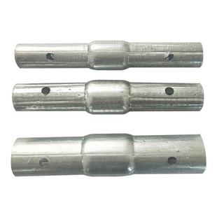 厂家直销大棚配件固定镀锌钢管加厚直管连接头内连接直接管外接