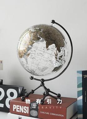 地球仪 客厅书房装饰品办公室桌面摆件简约科技感高档
