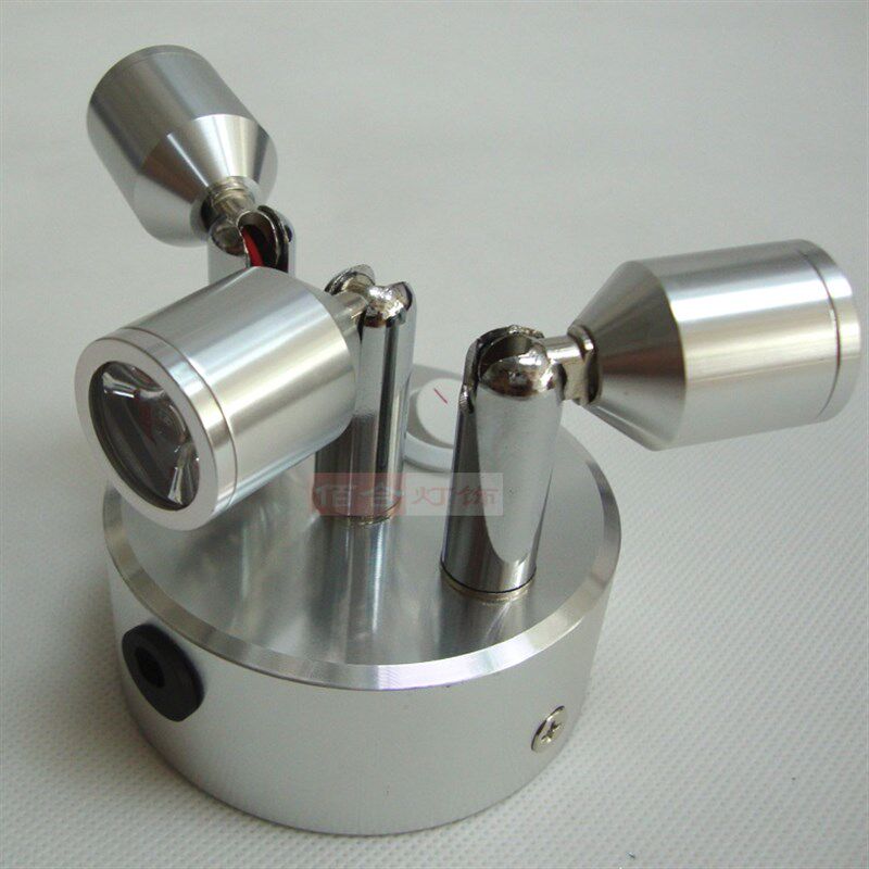 led三头射灯可充电自带电源电池灯酒吧珠宝灯展厅展示柜台婚礼灯