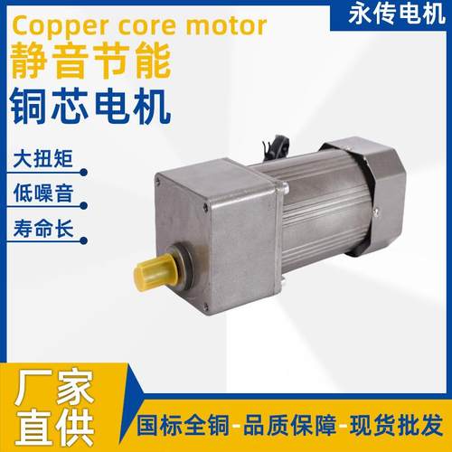 200W电磁调速单电机220V/380V三相直流可调变速齿轮马达减速机