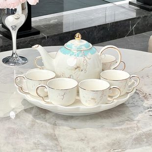 2025客厅水杯家用陶瓷茶具轻奢高档送礼茶杯新款 套装 中国风乔迁盒